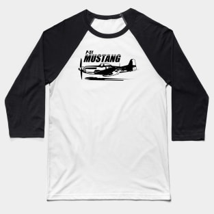 P-51 Mustang Baseball T-Shirt